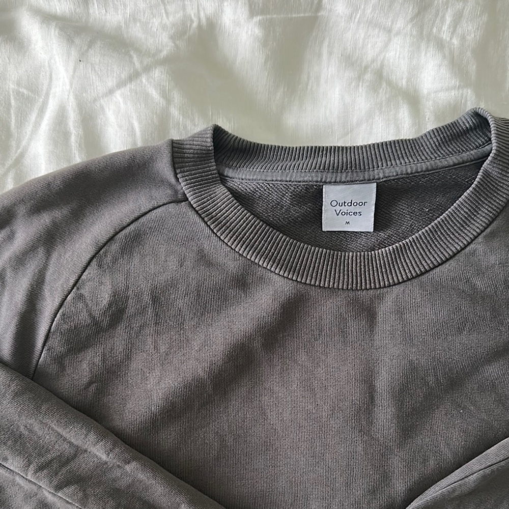 Outdoor Voices Charcoal Crewneck